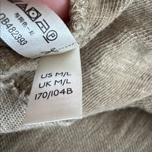 FREE PEOPLE FP Beach Cocoon Cowl Pullover Top Oversized Army Green Size M L - Picture 8 of 9